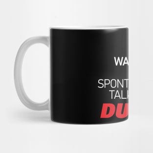 Warning Obsessed about Ducati Mug